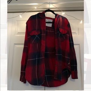 Garage - long sleeve plaid - Size M